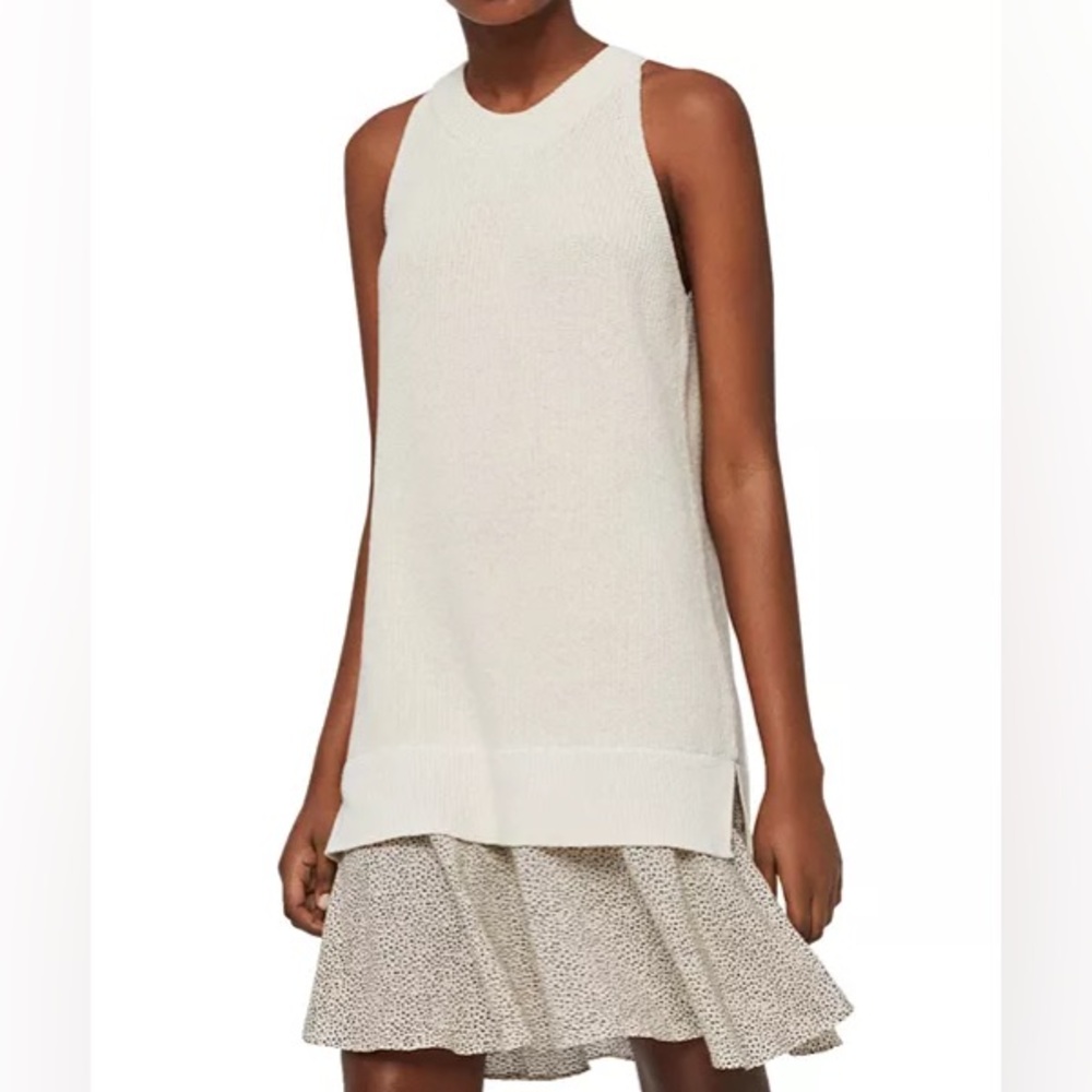 Haliki Speckle Layered-Look Dress